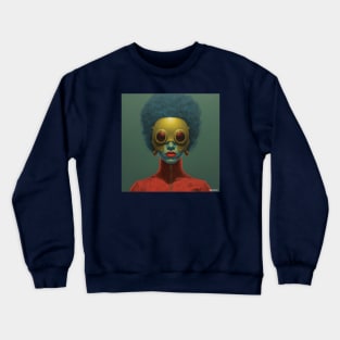 Gold Goggle Mask Crewneck Sweatshirt